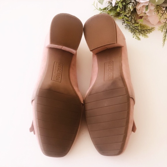 Kenneth Cole Block Heel Fringe Loafers - Picture 7 of 11